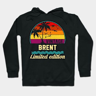 Vintage Brent Limited Edition, Surname, Name, Second Name Hoodie